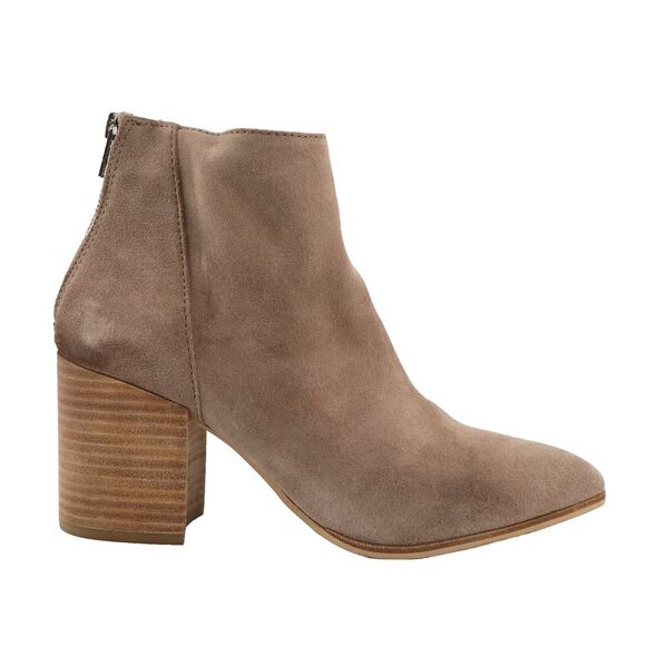 🔥Steve Madden Jillian Suede Ankle Boots, Taupe 9US MSRP$136 SHIPS TODAY🔥 - Picture 1 of 10